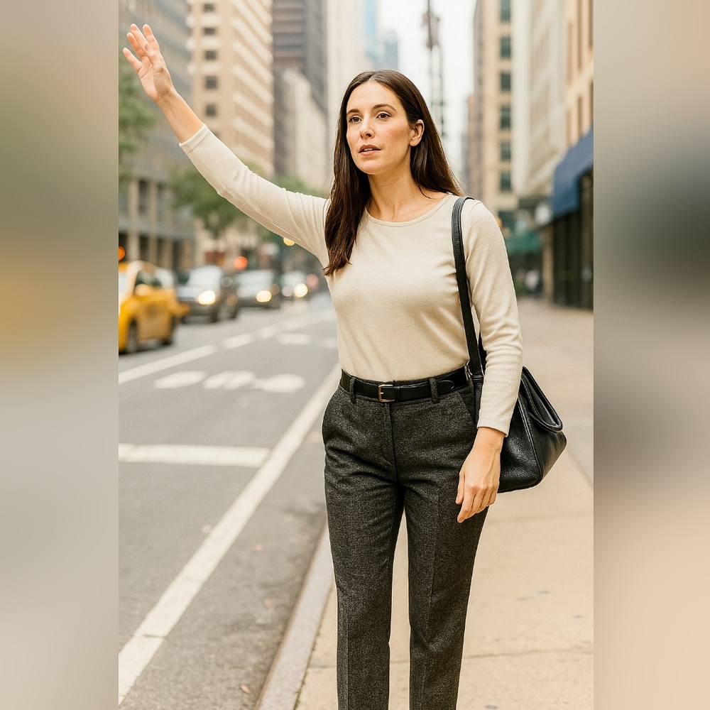 Wilfred Charcoal Dress Pants